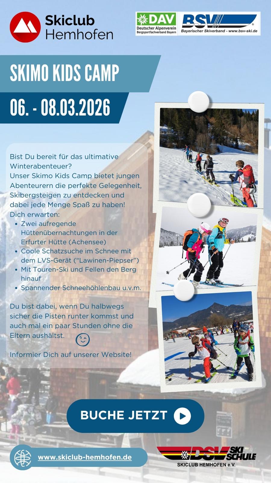 2. Skimo Kids-Camp || Einsteigerskitour